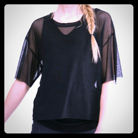 Agnes & Dora Tops - + Mesh Tee XXL Agnes & Dora Sheer Cover up